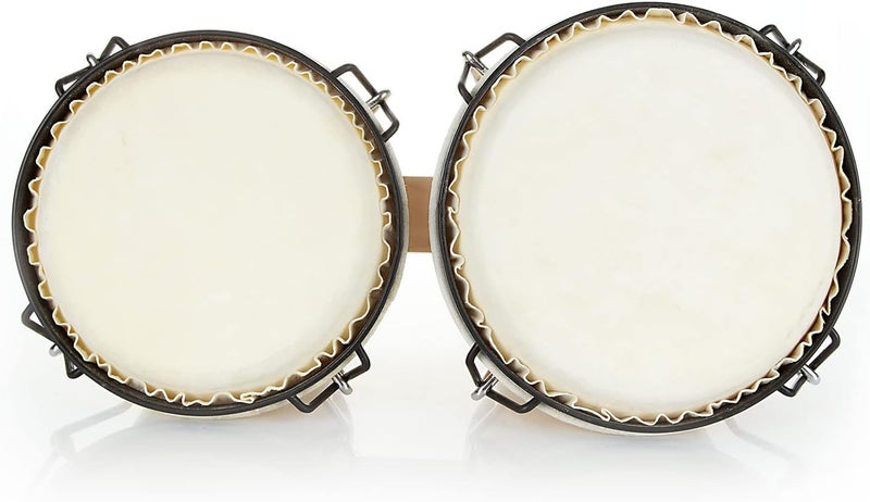 APACALI Bongo Drums 2 Set 6" and 7" Drum Set Bongos for Adults, Musical Latin Percussion Instruments Traditional Wood Bongos with Tuning Wrench - Image 5